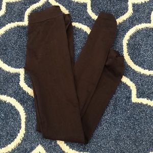 SZ S dark brown leggings